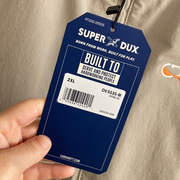 Carhartt Vest Mens XXL Grey Super Dux Rain Defender Softshell DWR ADDED LOGO - Picture 11 of 16